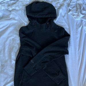 Fila sport heathered dark gray hoodie w/ front pockets